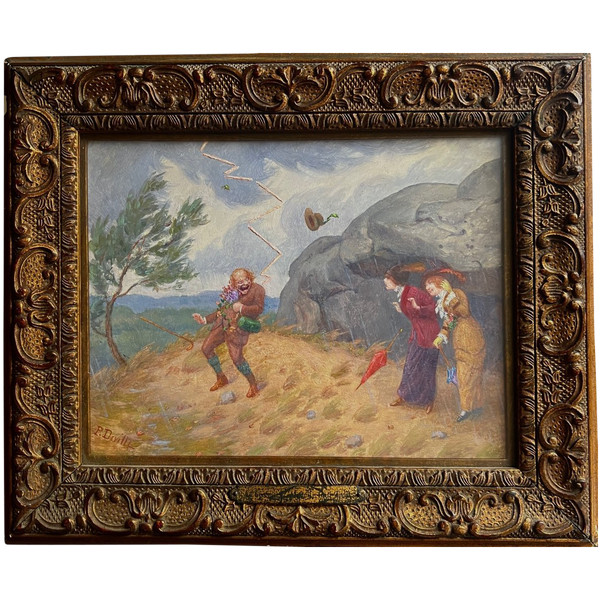 Pierre Deville (circa 1900) Le Bossu, L’éclair Le Fout Droit