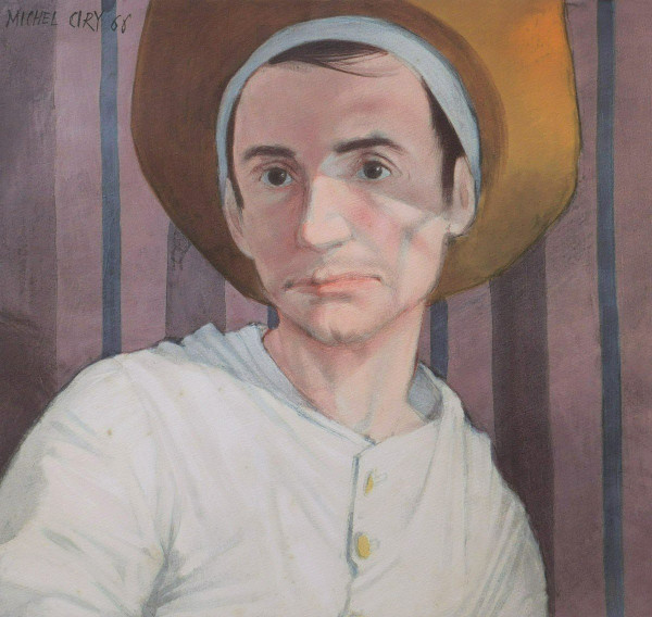 Michel CIRY, Autoportrait au chapeau