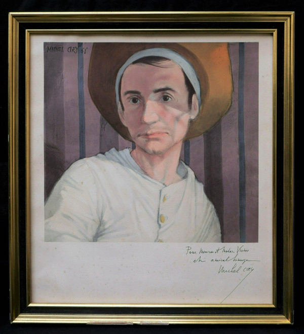 Michel CIRY, Autoportrait au chapeau