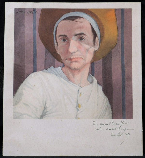 Michel CIRY, Autoportrait au chapeau