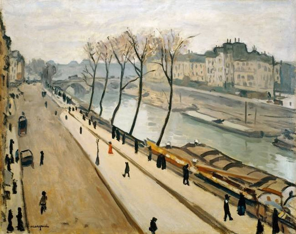 Albert Marquet (1875-1947) After Matrix The Seine, View From The Quai Des Grands Augustins Vollard