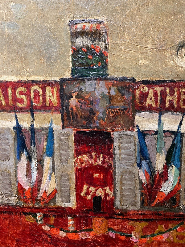 Anselmo Bucci (1887-1955) - Montmartre, Mother Catherine, Place Du Tertre, 1912