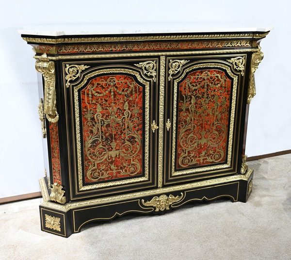 Buffet Intarsiato “Boule”, Epoca Napoleone III – Metà XIX Secolo