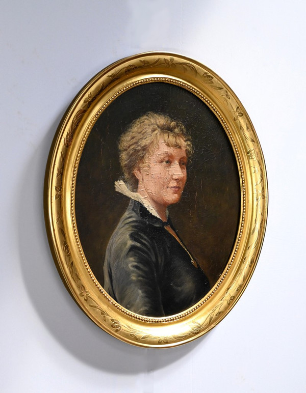 Important Tableau à l’Huile, Ecole du XIXe – Milieu XIXe