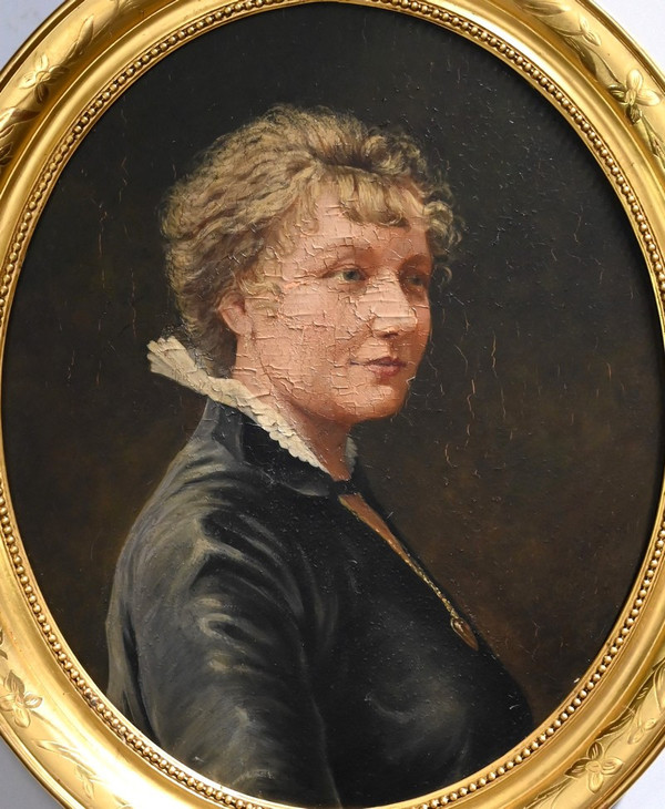 Important Tableau à l’Huile, Ecole du XIXe – Milieu XIXe