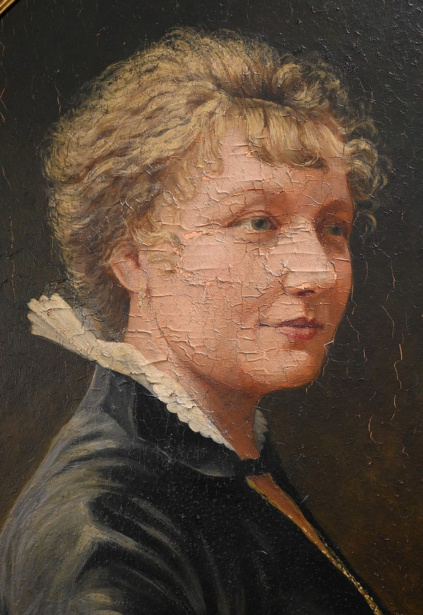 Important Tableau à l’Huile, Ecole du XIXe – Milieu XIXe