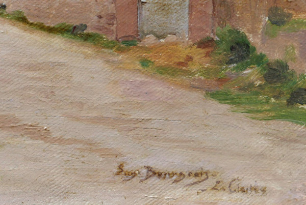 Eugène Victor BOURGEOIS, Landschaft bei La Clarté