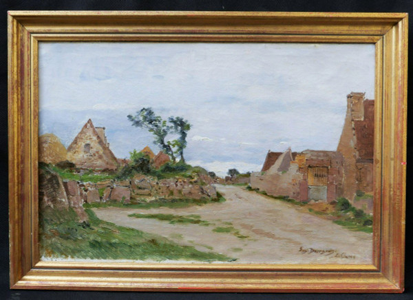 Eugène Victor BOURGEOIS, Landschaft bei La Clarté