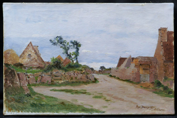 Eugène Victor BOURGEOIS, Landschaft bei La Clarté