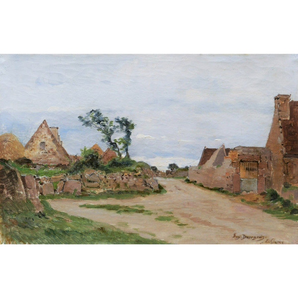 Eugène Victor BOURGEOIS, Landschaft bei La Clarté