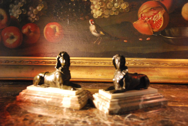 Pair Of Sphinges Paperweight Regency Period Early Eighteenth