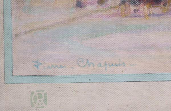Pierre CHAPUIS, Vue animée en bas de de l'Avenue des Champs-Élysées