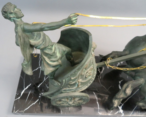 DOMENECH & PFEFFER. „Der Siegeswagen“. Länge 81cm