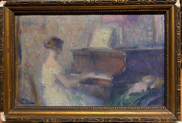 René Léon Marie Devillario (1874-1942) - The Pianist, Circa 1900