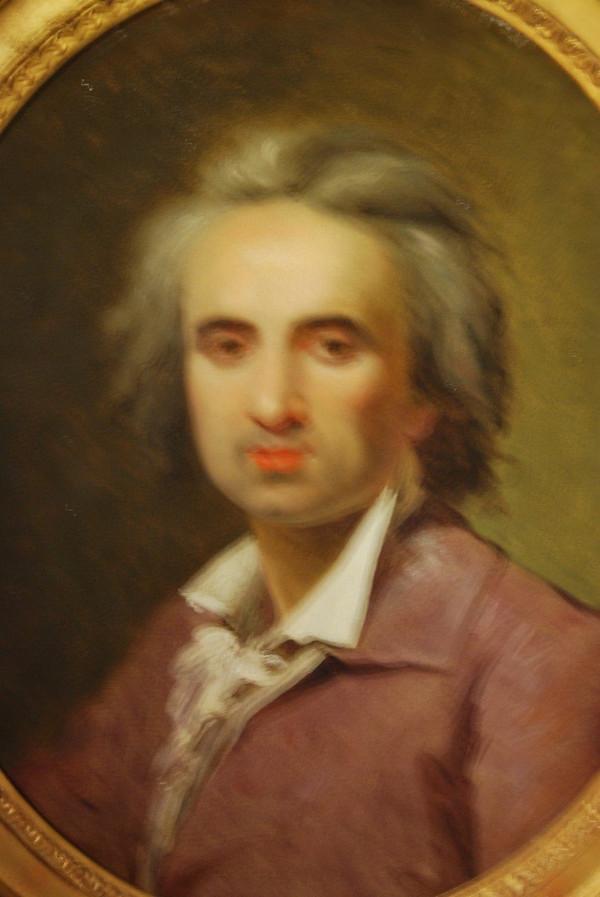 Danloux Follower Of, Portrait Of A Man Late Eighteenth Century