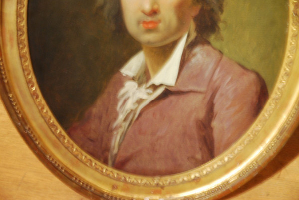 Danloux Follower Of, Portrait Of A Man Late Eighteenth Century