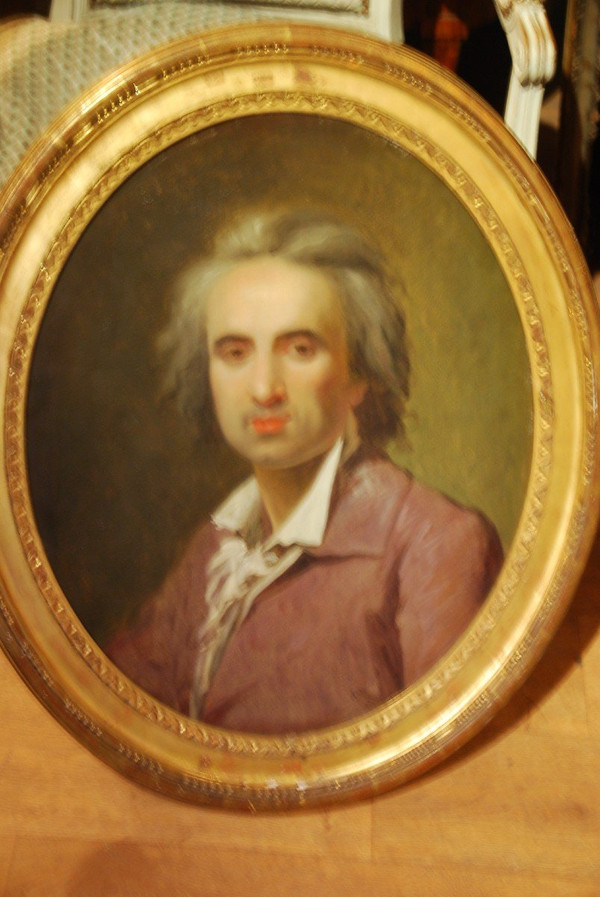 Danloux Follower Of, Portrait Of A Man Late Eighteenth Century