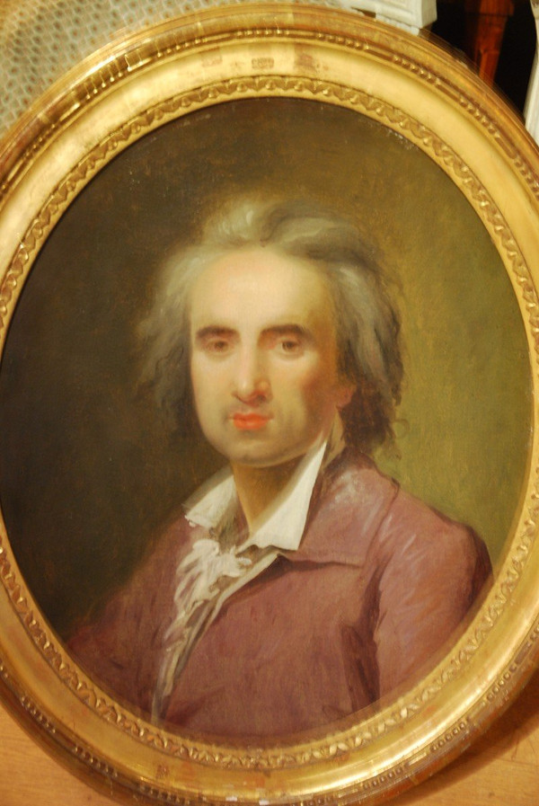 Danloux Follower Of, Portrait Of A Man Late Eighteenth Century