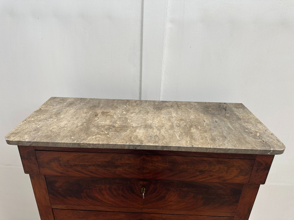 CHIFFONIER IN MOGANO RESTAURO PERIODO