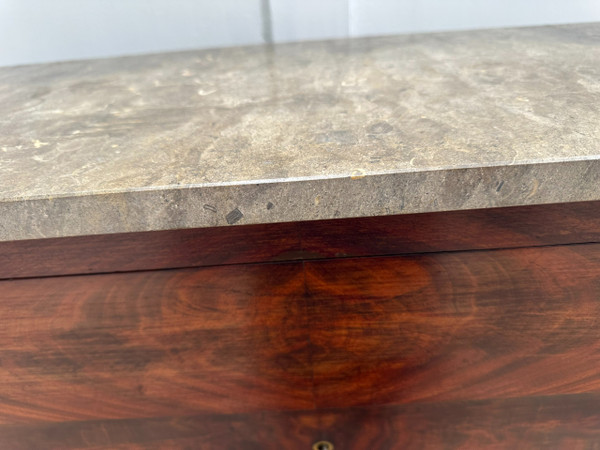 CHIFFONIER IN MOGANO RESTAURO PERIODO
