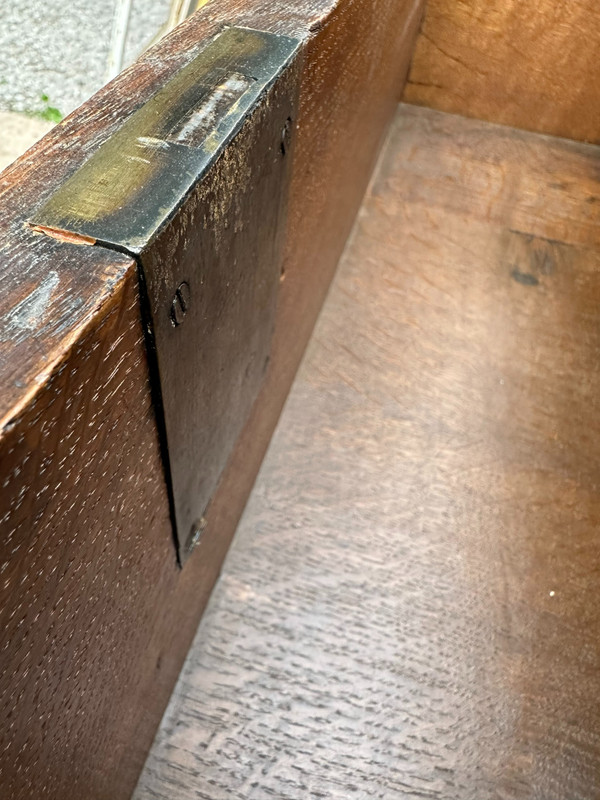 CHIFFONIER IN MOGANO RESTAURO PERIODO