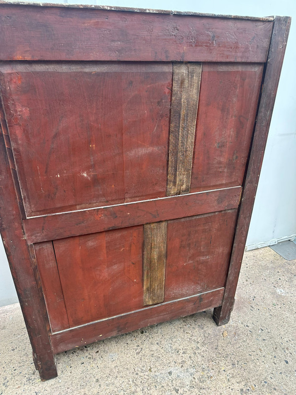 CHIFFONIER IN MOGANO RESTAURO PERIODO
