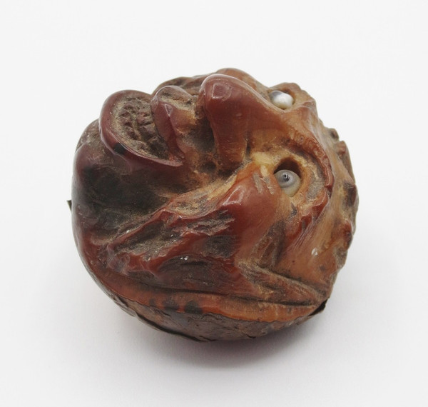 Marron d'Inde sculpté, XIXe siècle.