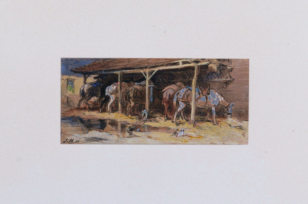 Jules HÉREAU, Chevaux à l'écurie