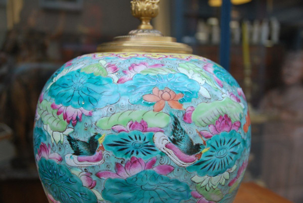 Ginger pot China 19th century Bronze mounting