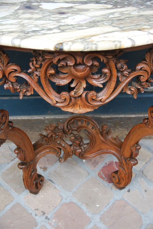 Console En Chêne époque Louis XV