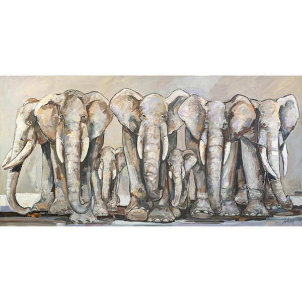 Famille d'éléphants