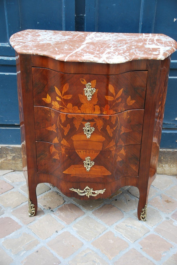 Commode En Marqueterie De Fleurs Hollande