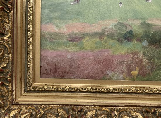 Lucien MIGNON (1865-1944) - Impressionist landscape - Oil on canvas signed and dated 1938