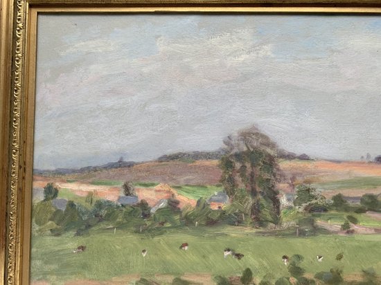 Lucien MIGNON (1865-1944) - Impressionist landscape - Oil on canvas signed and dated 1938