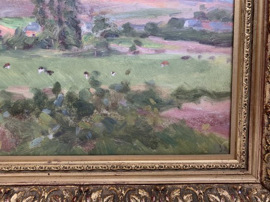 Lucien MIGNON (1865-1944) - Impressionist landscape - Oil on canvas signed and dated 1938