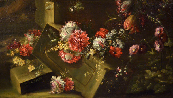 Pieter Casteels III -signiert- (Antwerpen 1684 - Richmond 1749), Blumenstillleben