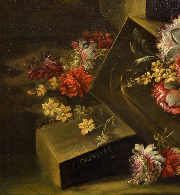 Pieter Casteels III -signiert- (Antwerpen 1684 - Richmond 1749), Blumenstillleben