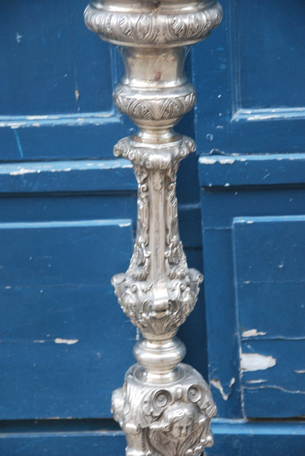 Torchère En Métal De Style Louis XIV