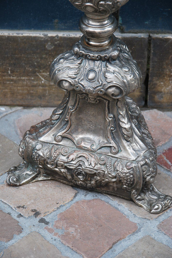Torchère En Métal De Style Louis XIV