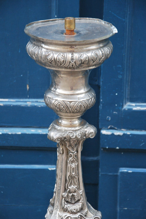 Torchère En Métal De Style Louis XIV