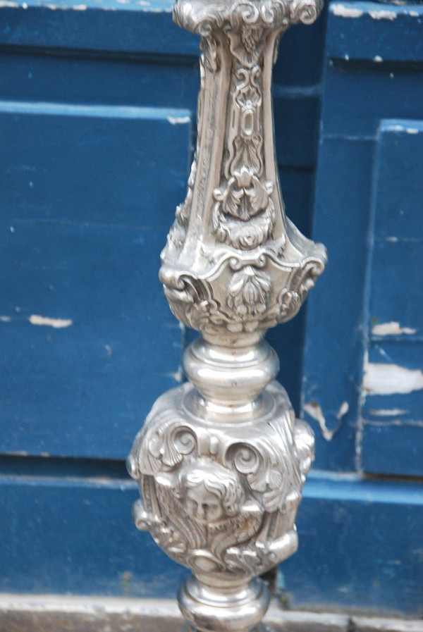 Torchère En Métal De Style Louis XIV