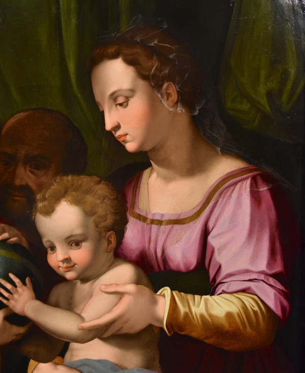 Heilige Familie mit San Giovannino, Agnolo Bronzino (Florenz 1503 -1572)