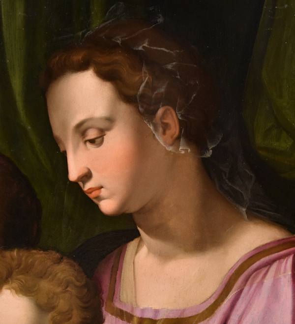 Heilige Familie mit San Giovannino, Agnolo Bronzino (Florenz 1503 -1572)