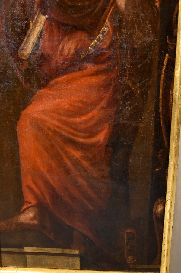 Allegorie der Zeit, die die Wahrheit anzeigt, Giacomo Stella (Brescia 1545 - Rom 1630)