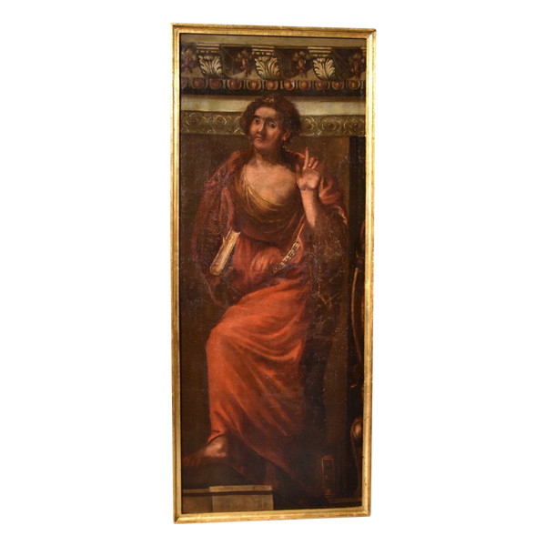 Allegorie der Zeit, die die Wahrheit anzeigt, Giacomo Stella (Brescia 1545 - Rom 1630)