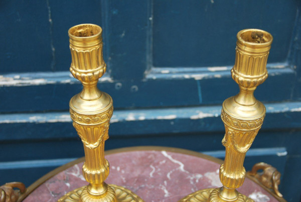 Pair Of Louis XVI Candlesticks, Late 18th Century