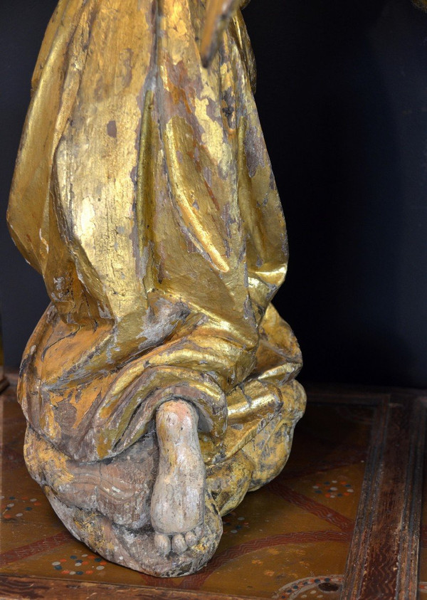Grandi angeli alati Barocchi, Gian Lorenzo Bernini (1598-1680) cerchia di  (h. 88 cm) 