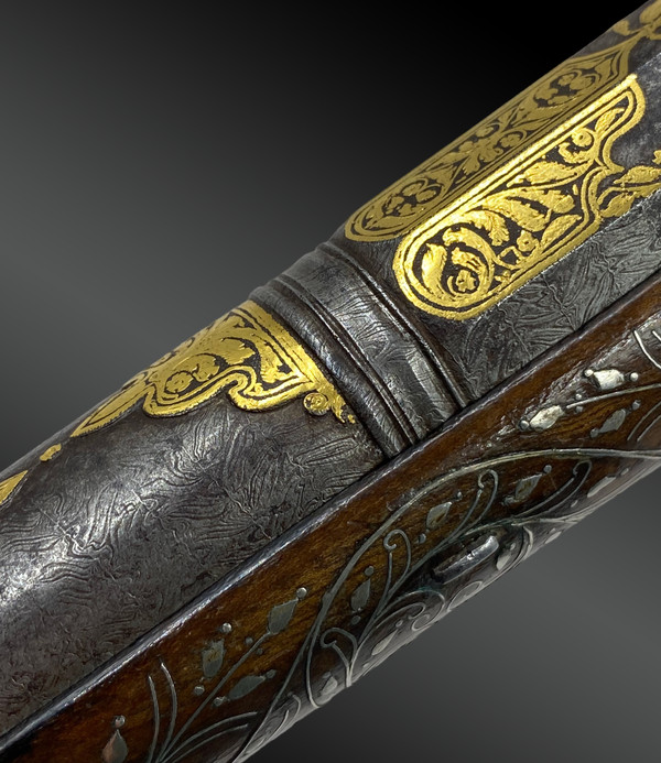 Pistolet à silex grand luxe, pour le marché Ottoman France, XIXème