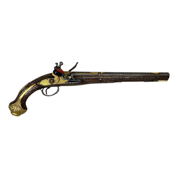 Pistolet à silex grand luxe, pour le marché Ottoman France, XIXème