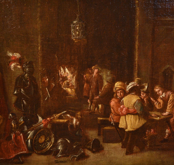 Le Corps De Garde, Atelier De David Teniers Le Jeune (Anvers 1610 - Bruxelles 1690)